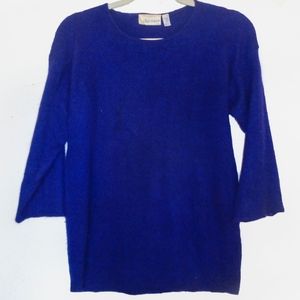 Ellen Tracy purple sweater